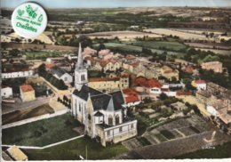 79 - Très Belle Carte Postale Semi Moderne Dentelée De  LA  CHAPELLE  LARGEAU  Vue Aérienne - Otros & Sin Clasificación