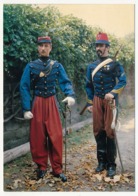 CPM - Sous-Lieutenant Du 3eme Régiment De Chasseurs D'Afrique 1860/70 - Brigadier-Fourrier Chasseurs D'Afrique 1867/70 - Uniformes