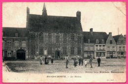 Hondschoote - Hondshoote - La Mairie - Animée - Edit. LEON MARCHAND - 1917 - Hondshoote