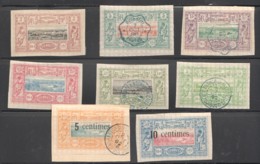 1994-1902  8 Timbres Grand Format Dont 3* Et 5 Oblitérés. Le 10 Sur 50 A Petit Fente En Haut. - Used Stamps