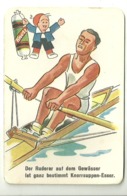 5494" KNORR-NAHRMITTEL A-G - THAYNGEN - FIGURINA SU CARTONCINO-DER RUDERER AUF DEM GEWASSER..."VOGATORE  -  ORIGINALE - Autres & Non Classés