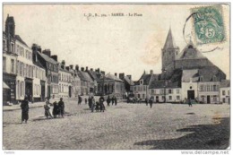 Carte Postale 62. Samer  La Place Trés Beau Plan * - Samer