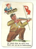 5503" KNORR-NAHRMITTEL A-G - THAYNGEN - FIGURINA SU CARTONCINO-DER SCHARFE BLICK DIE SICH'RE HAND.."TIRO A SEGNO-ORIG. - Autres & Non Classés