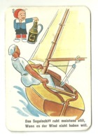 5511" KNORR-NAHRMITTEL A-G - THAYNGEN - FIGURINA SU CARTONCINO-DAS SEGELSCHIFF RUHT MEINSTENS STILL.."VELA-ORIG. - Autres & Non Classés