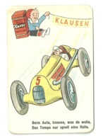 5512" KNORR-NAHRMITTEL A-G - THAYNGEN - FIGURINA SU CARTONCINO-BEIM AUTO KOMME WAS DA WOLLE.."AUTOMOBILISMO-ORIG. - Autres & Non Classés