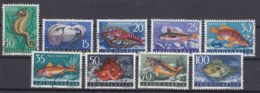 Yugoslavia Republic Sea Fish 1956 Mi#795-803 Used - Used Stamps