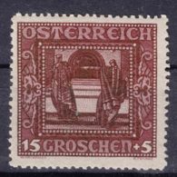 Austria 1926 Mi#490 II (fomat 28,5/27,5 Mm) Mint Hinged - Unused Stamps