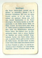 5523" KNORR-NAHRMITTEL A-G - THAYNGEN - FIGURINA SU CARTONCINO-SPIELREGEL" -ORIG. - Autres & Non Classés