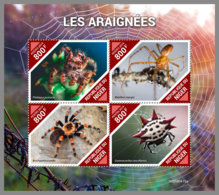 NIGER 2019 MNH Spiders Spinnen Araignees M/S - OFFICIAL ISSUE - DH1940 - Araignées