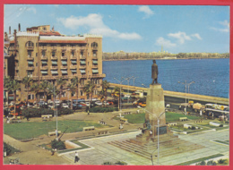 Egypte-ALEXANDRIE - Place  Saad Zagloul Et Hôtel Cécile SUP ** 2 SCANS - Alexandrie