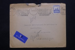 PALESTINE - Enveloppe Commerciale De Jaffa Pour La Belgique En 1935 , Affranchissement Plaisant - L 43732 - Palestina