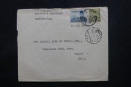 EGYPTE - Enveloppe Commerciale De Alexandrie Pour Bombay Par Avion En 1947, Affranchissement Plaisant - L 43796 - Briefe U. Dokumente