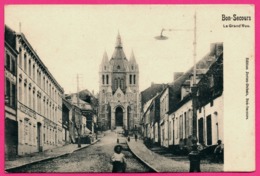 Bon Secours - Bonsecours - La Grand'Rue - Animée - Basilique - Edit. JORION DUBOIS - Péruwelz