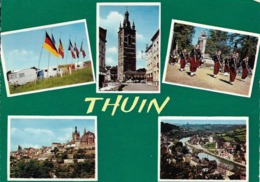 THUIN (6530) : Carte Multivues (5 Vues) De Thuin. CPSM. - Thuin