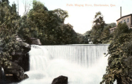 Sherbrooke Québec - Rivière Magog River - Falls Barrage Dam Chutes - By Valentine & Sons # 106.520 - Unused - 2 Scans - Sherbrooke