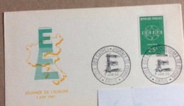 Luxembourg  : Enveloppe Premier Jour, Journée De L' Europe, 03 Juin 1960 (timbre Europa) - Autres & Non Classés