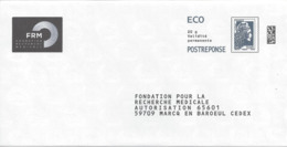 POSTREPONSE ECO - MARIANNE D'YZ - FONDATION Pour La RECHERCHE MEDICALE - PAP : Risposta