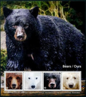 Canada 2019 Fauna Bears SS MNH - Bären