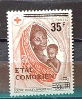 COMORES Croix Rouge, Yvert N°118 ** MNH - Red Cross