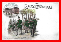 CPA BUECKEBURG  (Allemagne)   Gruss Aus Bückeburg, La Caserne..*4951 - Bückeburg