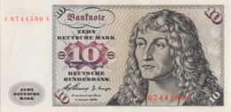 BRD Ro 263b 10 DM Serie E...A 1960(1963) UNC - 10 Deutsche Mark