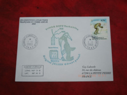 Terre Adélie 1-1-2003 Timbre Issu Du Carnet Cachet Gérant Postal - Lettres & Documents