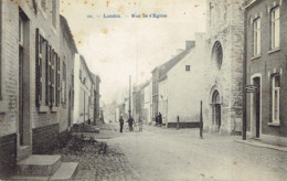 Landen Kerkstraat Rue De L'église N° 10  1911 Bertels - Landen