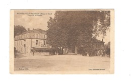 CPA  82 Montaigu De Quercy Place Du Mercadiel Non écrite - Montaigu De Quercy