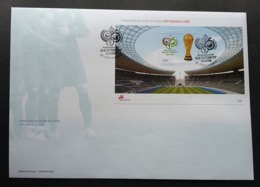 Portugal Germany FIFA World Cup Football 2006 Soccer Sport Games (miniature FDC) - Lettres & Documents