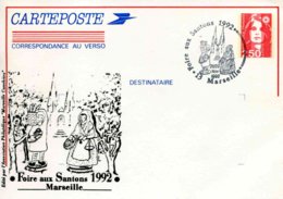 Entier Postal De 1992 Sur CP Avec Timbre "2,50 Marianne Du Bicentenaire (ou Briat)" Et Repiquage Commémoratif - Overprinter Postcards (before 1995)