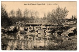 WOLUWE - Le Pont Rustique Dans Le Parc - St-Pieters-Woluwe - Woluwe-St-Pierre