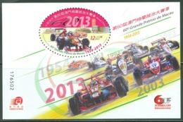 Macau 2013 60th Macao Grand Prix M/S MNH Motor Racing Automobile Unusual (shape) - Neufs