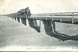 N°77168 -cpa Gafsa -le Pont De Chemin De Fer- - Ouvrages D'Art