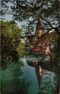 CPA AK Blaubeuren Blautopf Mit Klosterkirche GERMANY (897390) - Blaubeuren