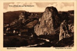 CPA AK Blaubeuren Metzgerfelsen Mit Rucken GERMANY (897470) - Blaubeuren