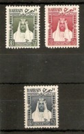 BAHRAIN 1957 SET SG L4/L6 UNMOUNTED MINT/LIGHTLY MOUNTED MINT Cat £11 - Bahrain (...-1965)