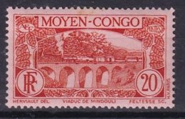 CONGO - 20 C. Rouge Sur Saumon De 1933 Neuf TTB - Nuovi