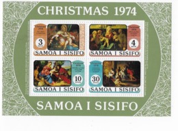 Samoa Bloc Feuillet  N° 7** Christmas 1974 - Samoa