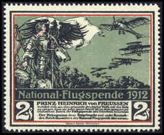 ** Deutsches Reich Halbamtliche Flugmarken - Altri & Non Classificati