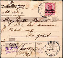 Beleg Deutsche Auslandspost Marokko - Other & Unclassified