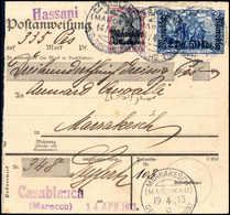 Beleg Deutsche Auslandspost Marokko - Other & Unclassified