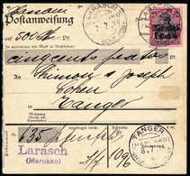 Beleg Deutsche Auslandspost Marokko - Other & Unclassified