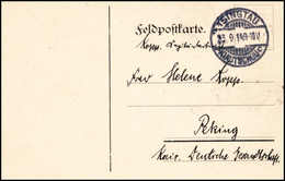 Beleg Deutsche Kolonien Kiautschou Kriegspost - Other & Unclassified