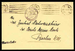 Beleg Deutsche Marine Schiffspost 1895-1939 - Altri & Non Classificati