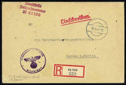 Beleg Deutsche Besetzung II. WK, Feldpostmarken - Other & Unclassified