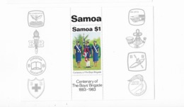 Samoa Bloc Feuillet  N° 31** Membres De La Boys Bridage De Samo - Samoa (Staat)