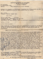 VP15.815 - MILITARIA - TOULOUSE 1947 - Etat Signalétique & Des Services - Soldat TAULE à TARBES & BAGNERES DE BIGORRE - Documents