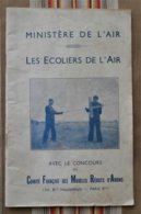 75 PARIS 8e Ministere De L'Air LES ECOLIERS DE L'AIR Comite Francais Des Modeles Reduits D'Avion - Modélisme