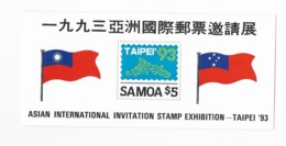 Samoa Bloc Feuillet  N° 51** Taipei93 - Samoa