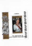 Samoa Bloc Feuillet  N° 54** S.M La Reine Elizabeth - Samoa